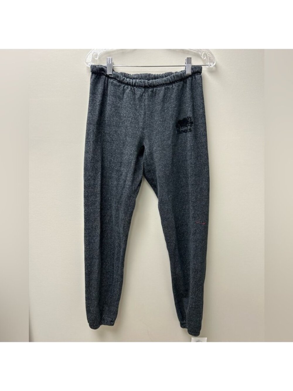 Roots Unisex Black Salt & Pepper Sweatpants